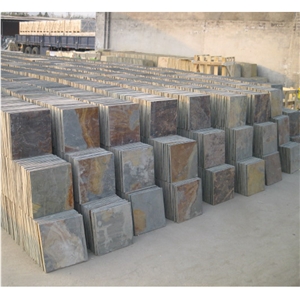 Natural Rusty Slate Tile, Slate Floor Tiles 