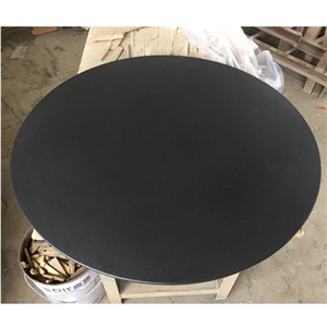 Natural Stone  Black Granite Round Table Top 