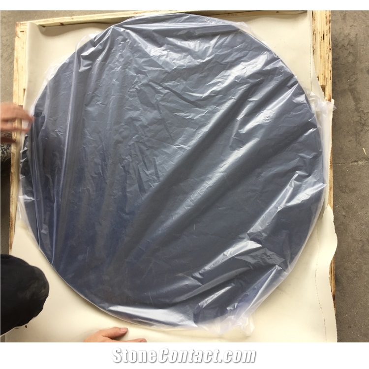 Natural Stone  Black Granite Round Table Top 