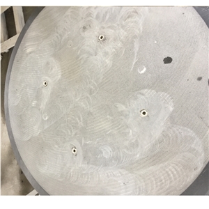 Natural Stone  Black Granite Round Table Top 