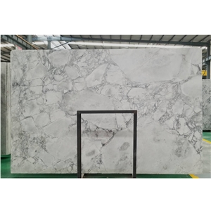 Super White Brazil Dolomite Quartzite Slab