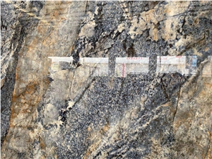 Blue bahia Granite look  Sintered stone slab walling
