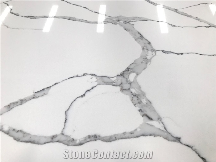 Calacatta classique quartz kitchen