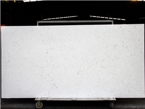 Organic white quartz master slab Organic white quartz master slab