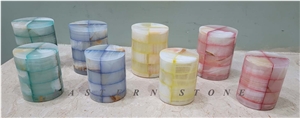 LUXURY CANDLE JARS, TRAY, T-LIGHTS, DIFFUSER  