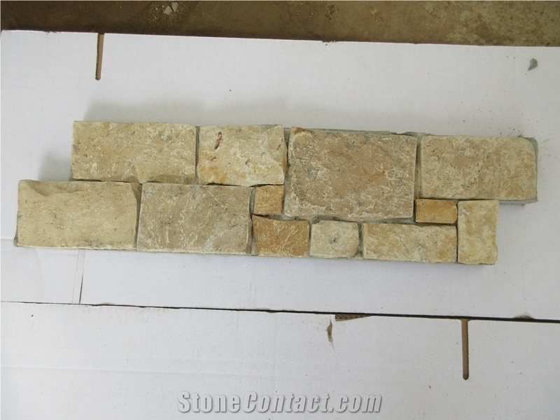 Beige Limestone Cement Panel For Wall Cladding