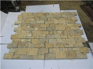 Beige Limestone Cement Wall Cladding Panels