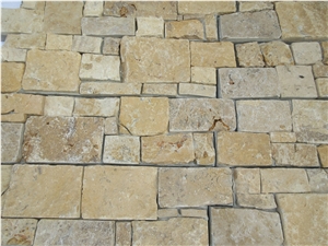 Beige Limestone Cement Wall Cladding Panels