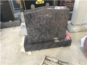 Canada Bahama Blue Granite slant Monuments