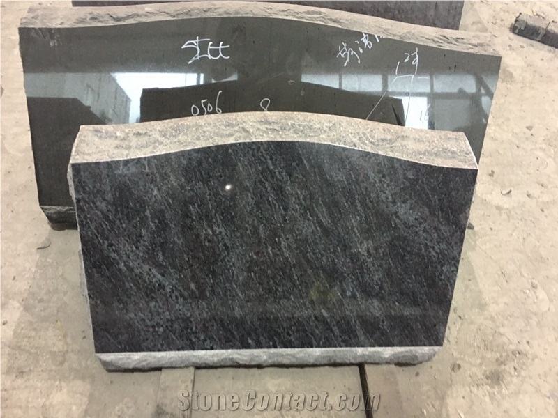 Canada Bahama Blue Granite slant Monuments