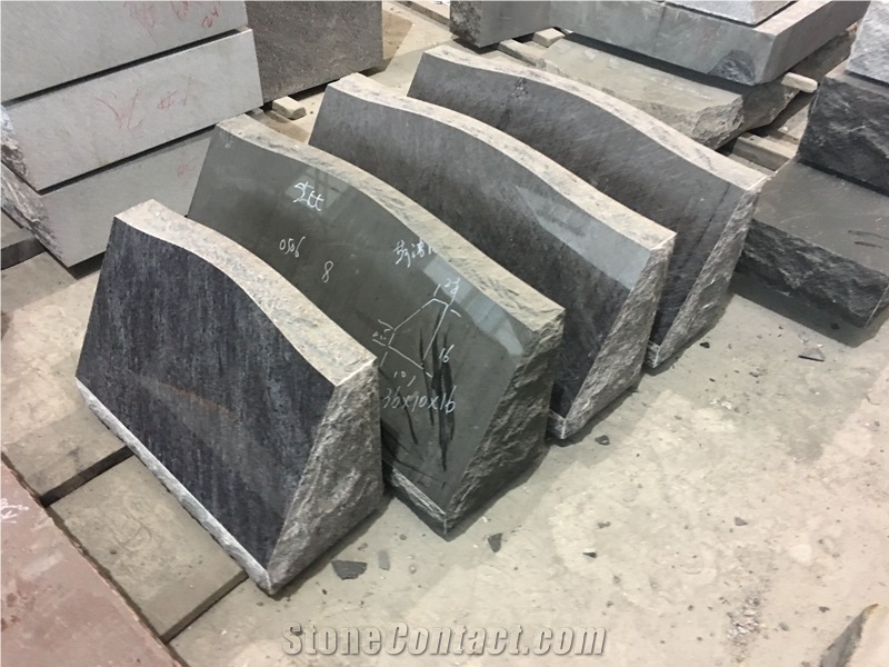 Canada Bahama Blue Granite slant Monuments