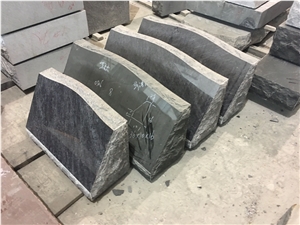 Canada Bahama Blue Granite slant Monuments