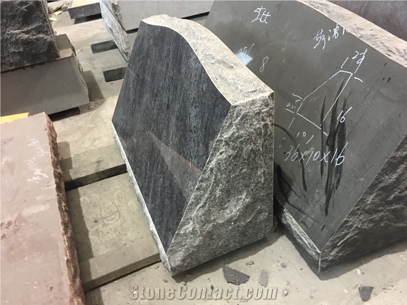 Canada Bahama Blue Granite slant Monuments