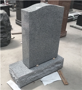 G9402 Grey Granite Pillow Headstone Upright Grave Marker G9402 Grey Granite Pillow Headstone Upright Grave Marker