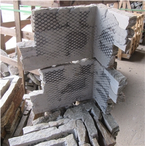 Premium Quality Rust Quartzite Cement Corner Stone
