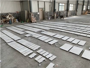 China Wholesale Artificial Stone White Quartz Tiles 