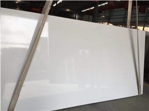 Pure White Artificial Stone Marble Slabs Factory