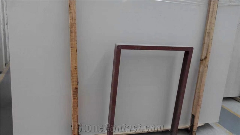 Pure White Artificial Stone Marble Slabs Factory