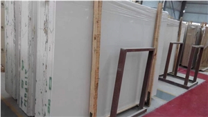Pure White Artificial Stone Marble Slabs Factory