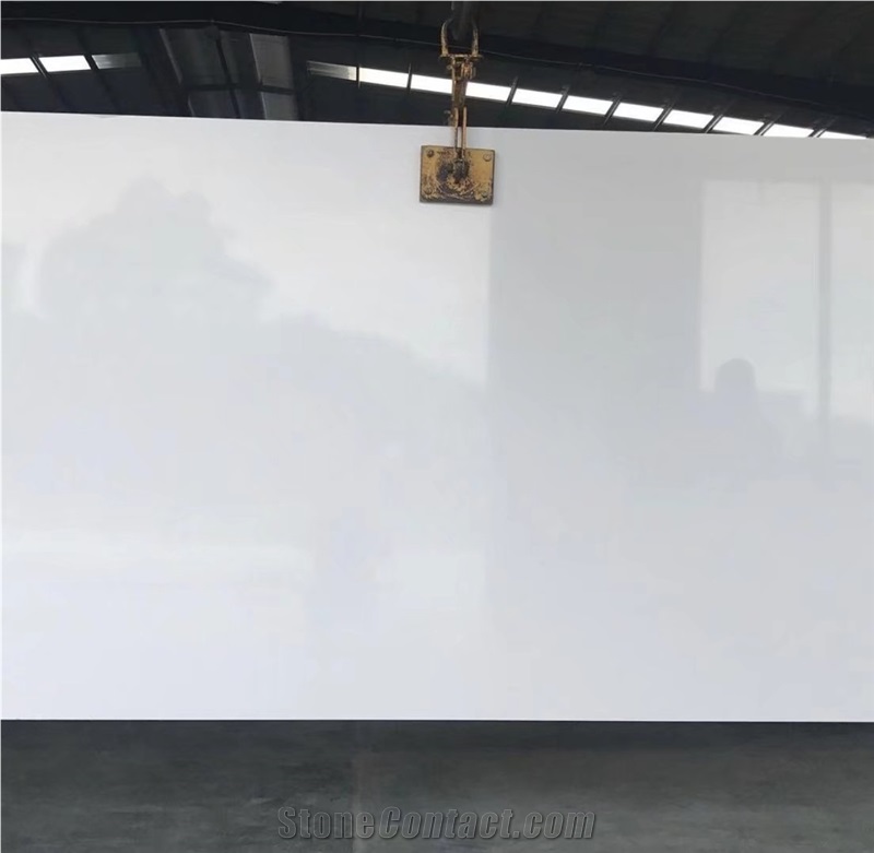 Pure White Artificial Stone Quartz Slabs