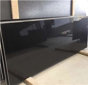  Absolute Black China Black Granite Polished Slab Tiles 
