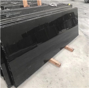  Absolute Black China Black Granite Polished Slab Tiles 