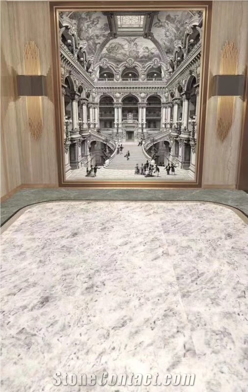China Alps White Marble For Modern Interior Decor And Design