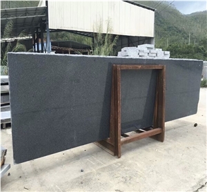 China Dark Grey Polished Sesame Black Granite G654 Slabs