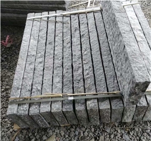 G684 Six Sides Pineapple Black Basalt Cube Paver Stone 