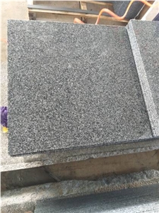 Hainan G654 Dark Grey Granite Tiles Exterior Wall Cladding