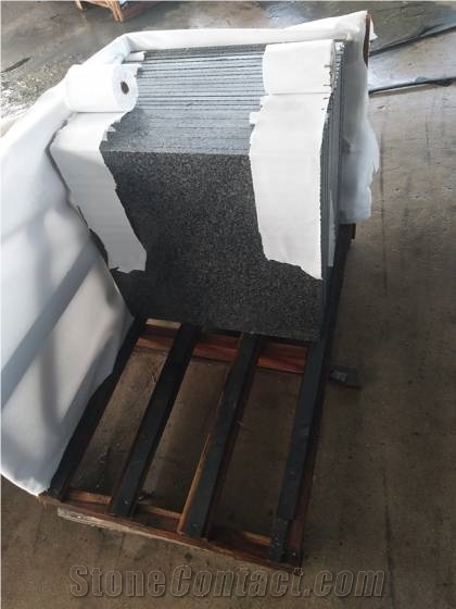 Hainan G654 Dark Grey Granite Tiles Exterior Wall Cladding