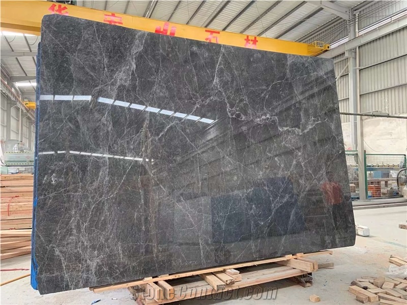 HERMES Grey Marble Grey Slabs Tiles Factory Price