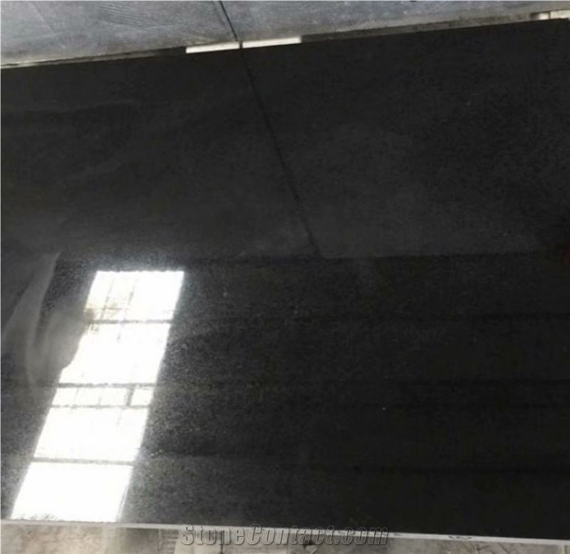 New G684 Stair Black Basalt Flamed Bullnose Step