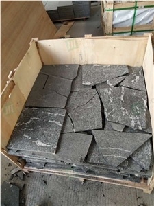 Snow Grey Granite Flagstone Irregular Landscaping Paving