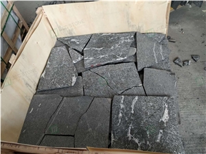 Snow Grey Granite Flagstone Irregular Landscaping Paving