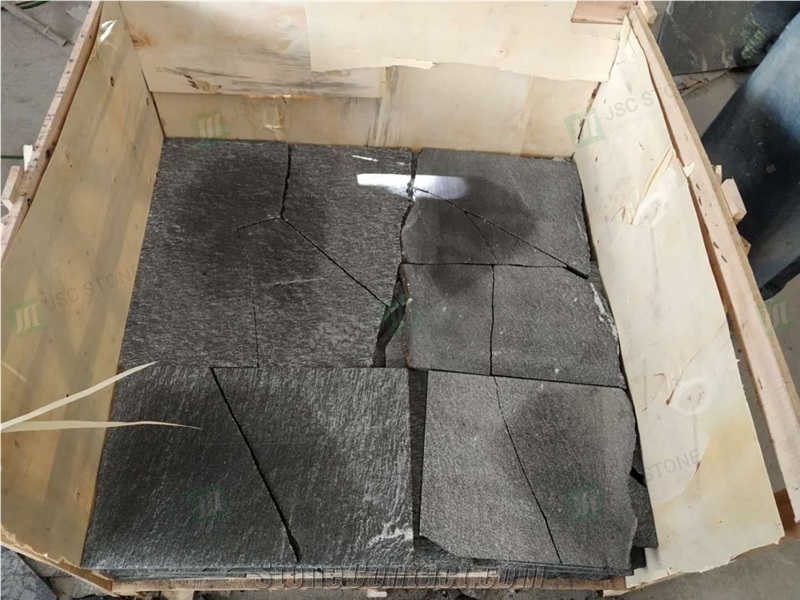 Snow Grey Granite Flagstone Irregular Landscaping Paving
