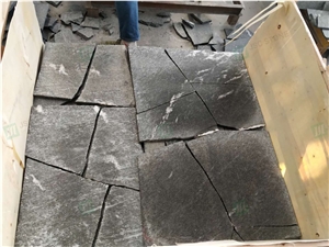 Snow Grey Granite Flagstone Irregular Landscaping Paving