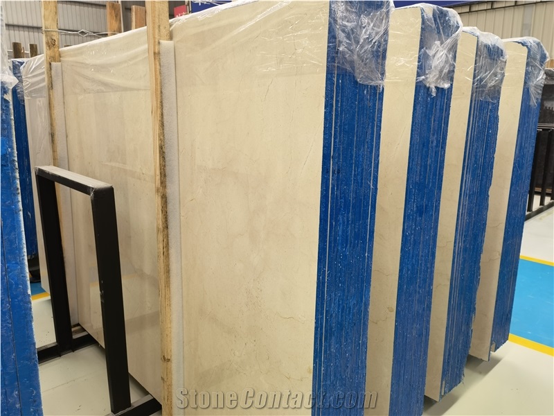 Spanish Beige Crema Marfil Marble Flooring and Walling Tiles