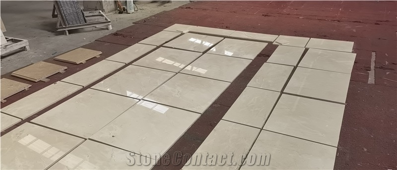 Spanish Beige Crema Marfil Marble Flooring and Walling Tiles