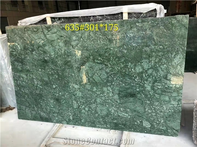 Verde Guatemala Dark Green Marble Polished Slabs and Tiles