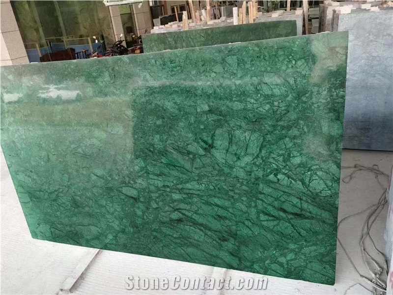 Verde Guatemala Dark Green Marble Polished Slabs and Tiles