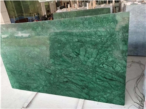 Verde Guatemala Dark Green Marble Polished Slabs and Tiles