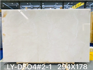 White Natural Top-Quality Onyx Snow White Slabs 