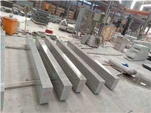 Wholesale G623 Sesame Grey White Granite Kerb Stone 