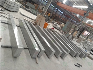 Wholesale G623 Sesame Grey White Granite Kerb Stone 