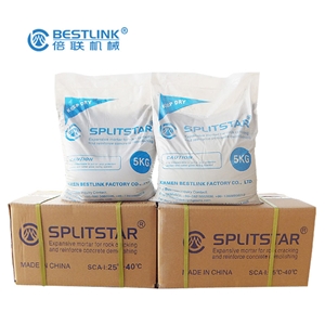 Non-explosive rock Cracking Agent cement for quarry