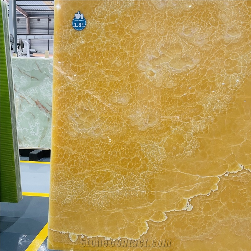 Export China Exotic Natural Polished Yellow Onice