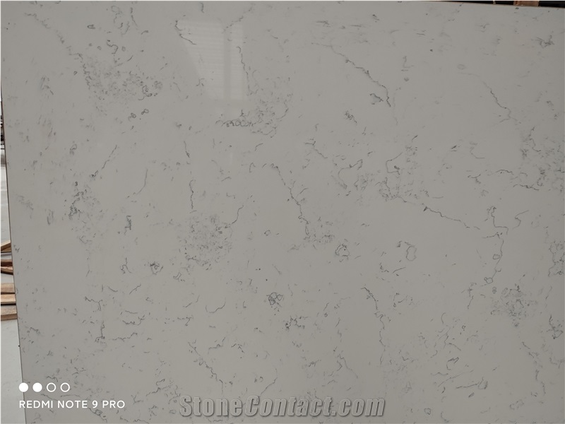 Carrara White Artificial Quartz