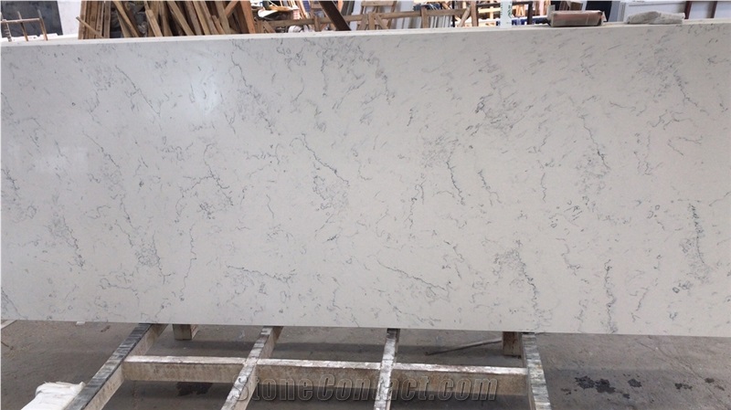 Carrara White Artificial Quartz