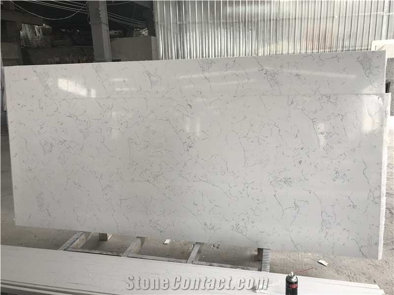 Carrara White Artificial Quartz